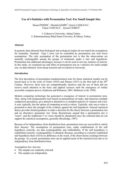 Permutation T-Test Example 的图像结果