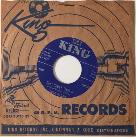 Lot 204 - CHARLIE FEATHERS - EVERYBODY'S LOVIN MY BABY