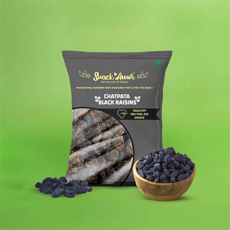 SnackAmor's Chatpata Combo Treat Pack of Cranberry and Black Raisins ...