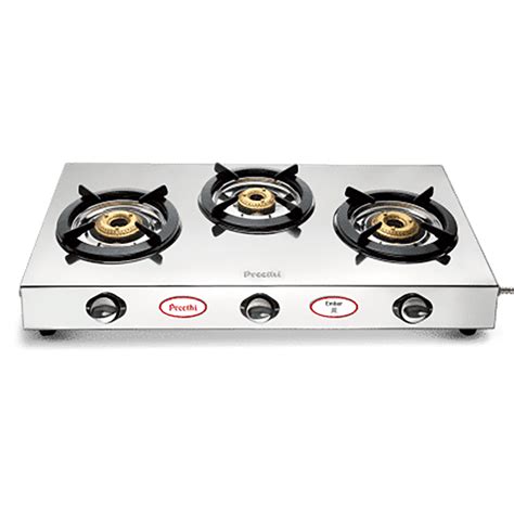 Buy Preethi Durable Joint less Stainless Steel Gas stove Online