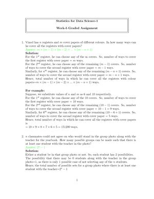 Week 1 Graded Sept 2022 Solution - Statistics for Data Science- Week 1 ...
