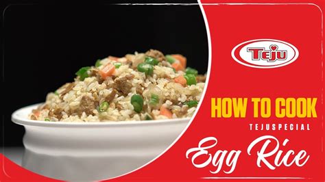 How to Cook Egg Fried Rice Teju Egg Fried Rice Masala
