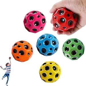 Toyshine Pack of 6 High Jumping Moon Balls Hand-Eye Coordination ...