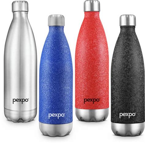 pexpo 1000ml 24 Hrs Hot and Cold Water Bottle,Stainless Steel Vacuum ...