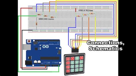 Image result for 8X8 Matrix and Keypad with Arduino