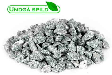 Grå granitskærver 11-16 mm - Undgå spild - FRI FRAGT