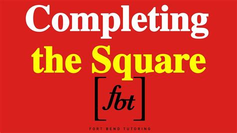 Image result for Using Completing the Square Method