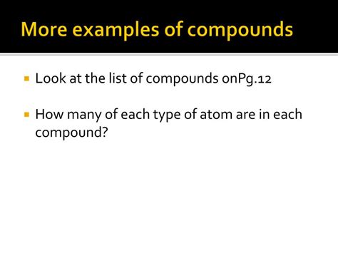 Image result for 2. Relevant Examples of Chemical Compound