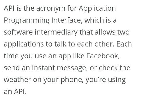 What is application programming interface (API)? - Brainly.in