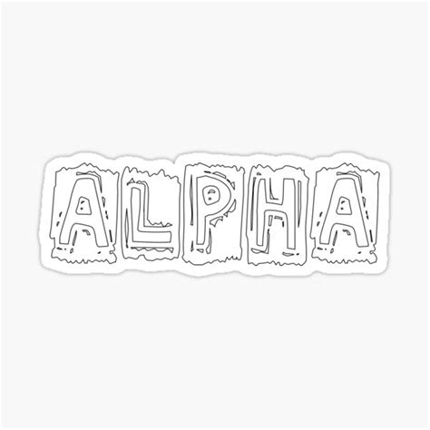 Alpha Sign Sticker 的图像结果