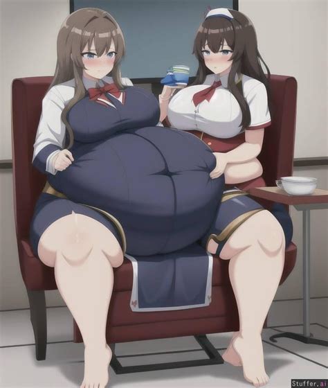 Anime girl weight gain part 4 by Patat46 on DeviantArt