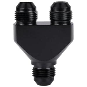 Podavelle 10AN Male to Parallel Dual 10AN 10AN Male Y Block Fuel ...
