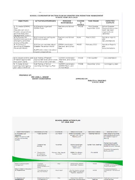 Action Plan Sample PDF 的图像结果