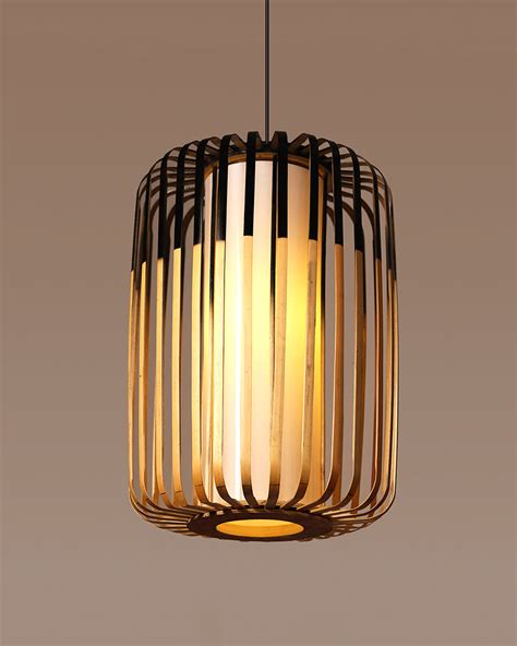 Buy Bamboo Ceiling Lamps & Pendant Lampshade - Cafe Lights – Habere India