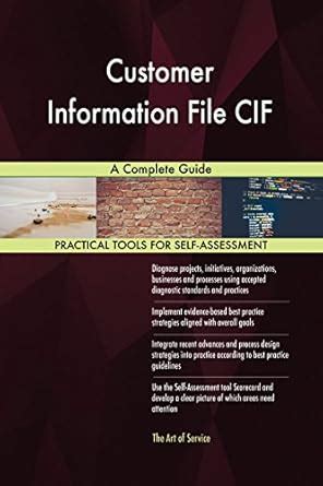 Customer Information File CIF A Complete Guide eBook : Blokdyk ...