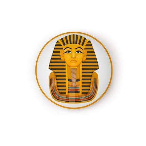 Buy The Artment Coin Of Pharaoh Tutankhamun Matte Finish Yellow (Small ...