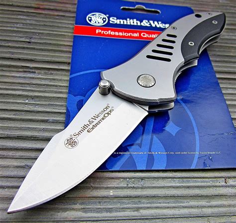 Smith & Wesson ExtremeOps Tactical Everyday Carry Folding Pocket Knife EDC NEW | #4660037862