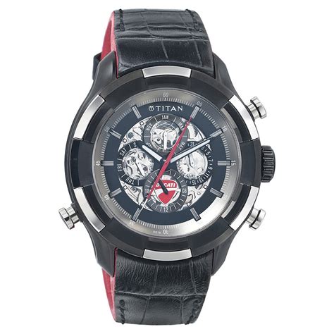 Buy Online Titan Quartz Analog Black Dial Watch for Men - 9360kl02 | Titan
