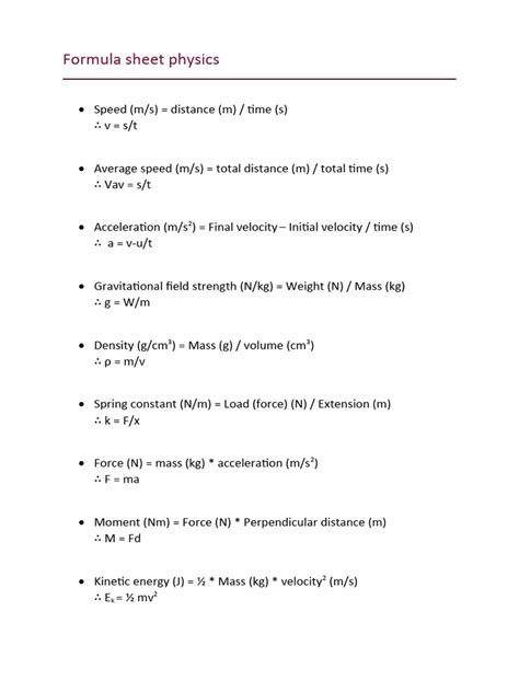 General Physics Formula 的图像结果