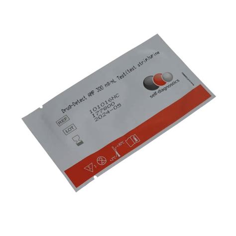 Drug test methamphetamine 1000 ng/ml, 1,99