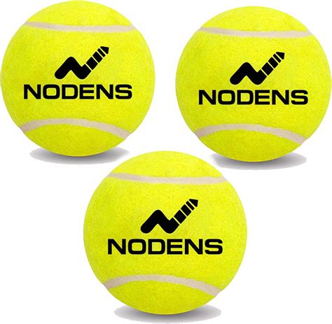 NODENS Rubber Tennis Ball Cricket Tennis Ball Light Tennis Ball for ...