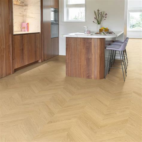 Chevron vinyl flooring l luxury LVT | Floorify