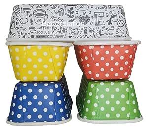 Buy Bakerelation Paper Bake and Serve Plumpy Mould 25 pcs Plum Cake Tea ...