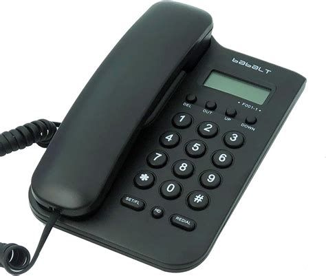 Corded Basic Landline Phone, TelPal FSK/DTMF Simple India | Ubuy