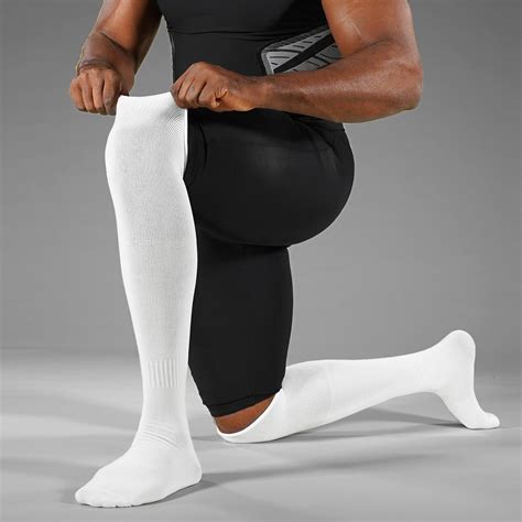 Basic White Football Long Sports Socks – SLEEFS