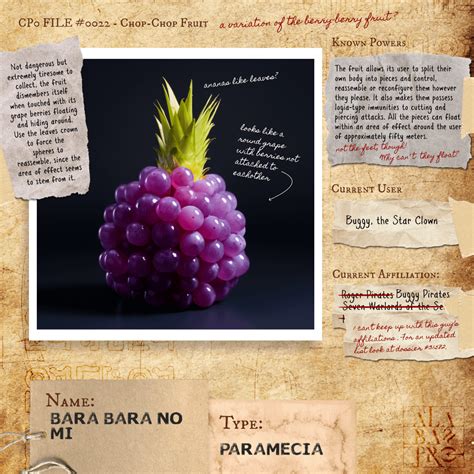Realistic Devil Fruits #22: Bara Bara no Mi, Chop-Chop Fruit : r/OnePiece