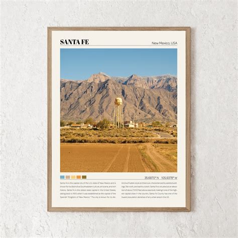 Santa Fe Print | Santa Fe Wall Art | Santa Fe Poster | Santa Fe Photo ...