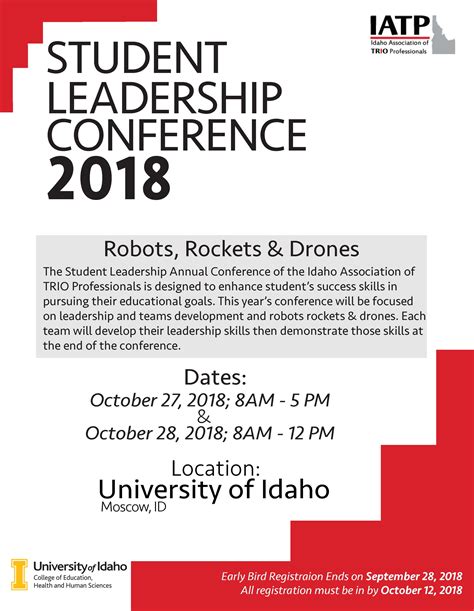 Student Leadership Conference – Idaho Association of TRIO Professionals