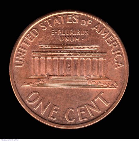 1 Cent 1993 D, Cent, Lincoln Memorial (1959-2008) - United States of ...