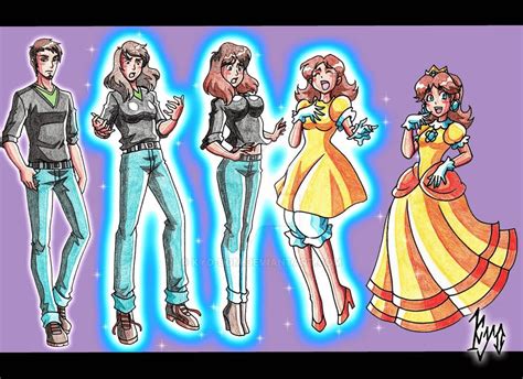 from guy to Princess Daisy [MTF/TGTF; Twinning/Character TF ...