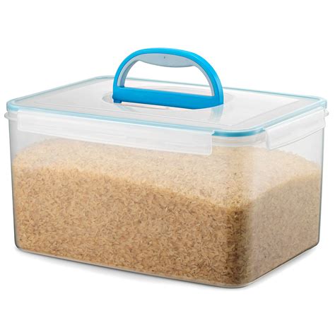 Komax Extra Large Food Storage Bins with Lids (48.6 Cups) – Water ...