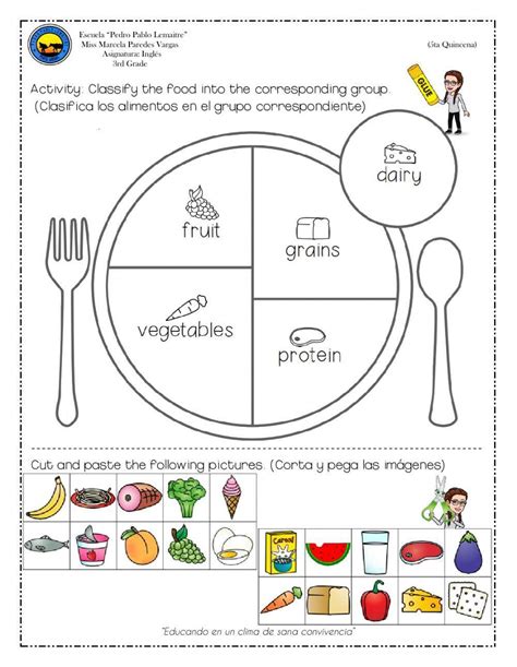Image result for Basic Food Groups Live Worksheet