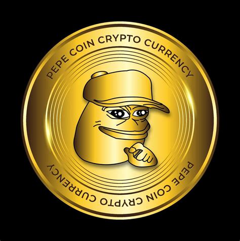 gold coin pepe the frog crypto currency logo 46154696 Vector Art at ...