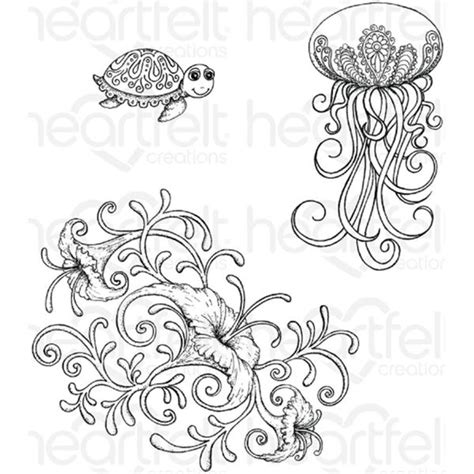 Under The Sea Coral - Stamp – CRAFTERS CORNER