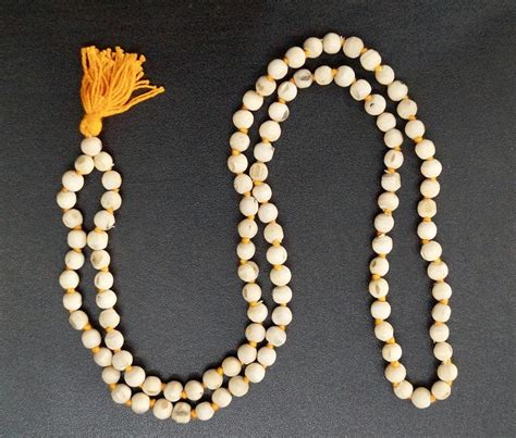 Radhey Krishna Tulsi Mala/Holy Basil Rosary String for Wearing, Jaap ...