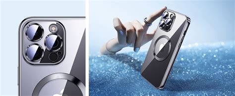 VONZEE® Clear Logo Electroplating Transparent Case for iPhone 14 Pro ...