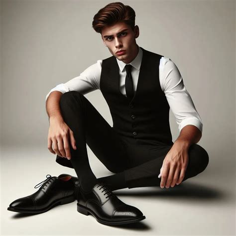 Black and White Outfit Men 的图像结果