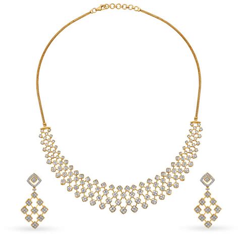 Ethereal Diamond Necklace Set