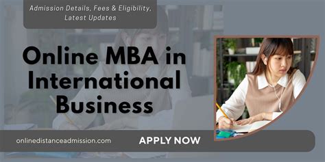 Online MBA in International Business (IB) 2025- 26 - University Online Distance Education ...