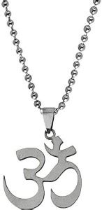 AFH Religious Om Aum Namah Shivay Lord Shiv Silver Stainless Steel ...