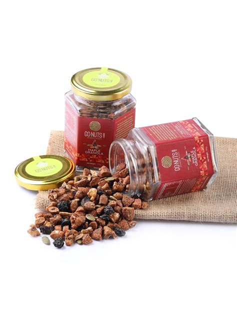 Gonuts Maple Granola - A healthy mix of nuts, berries and seeds such as ...