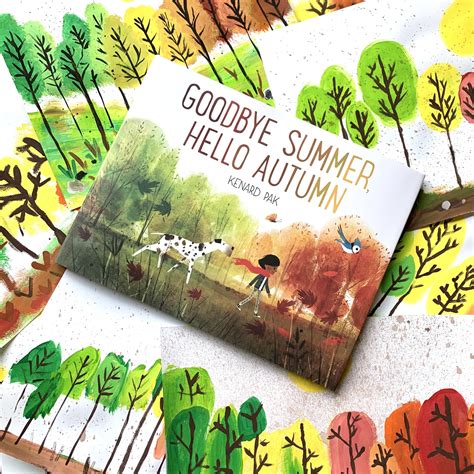 Goodbye Summer, Hello Autumn - Painted Paper Art