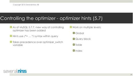 Image result for MySQL Query Optimizer