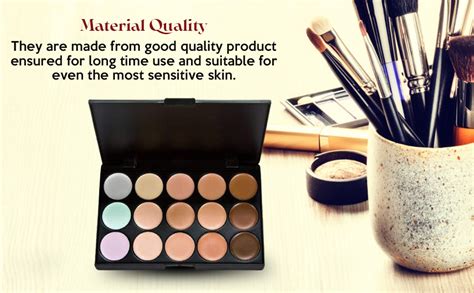 Buy Angelie 15 Colors Contour Face Cream Makeup Concealer Palette ...