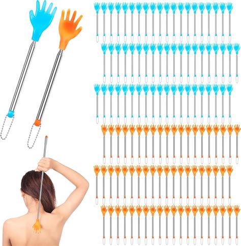 Amazon.com: Tioncy 100 Pcs Extendable Back Scratcher Bulk Hand Shaped ...