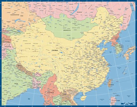 China Map High Resolution 的图像结果